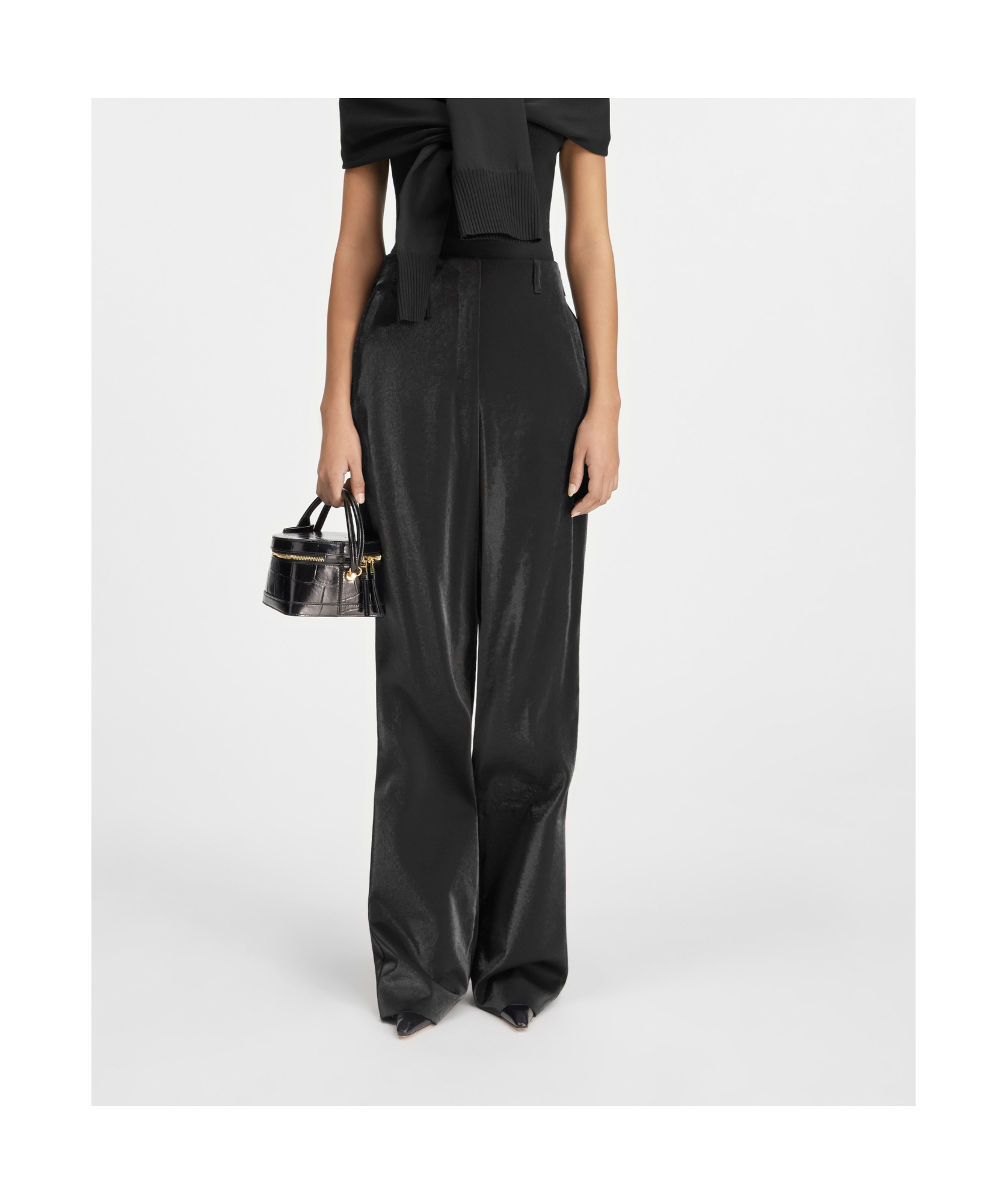 Jacquemus Le Pantalon Cubo Fluid Pants In White