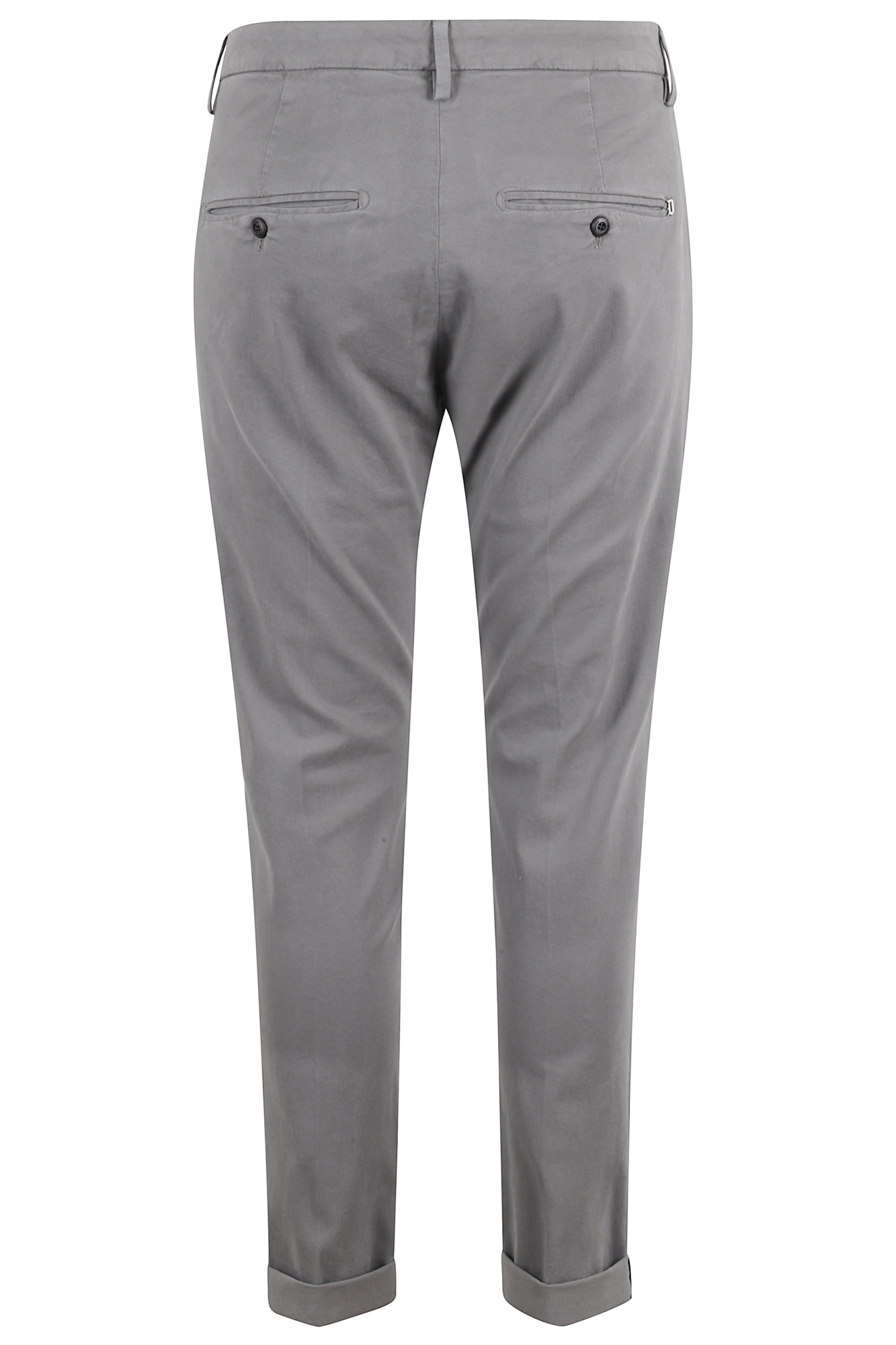 Dondup Belt-lined Casual Pants In Gray