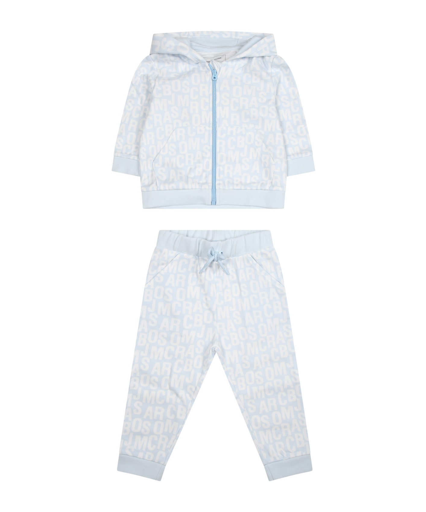 MARC JACOBS LOGO-PATTERNED JERSEY SET (SET OF THREE)