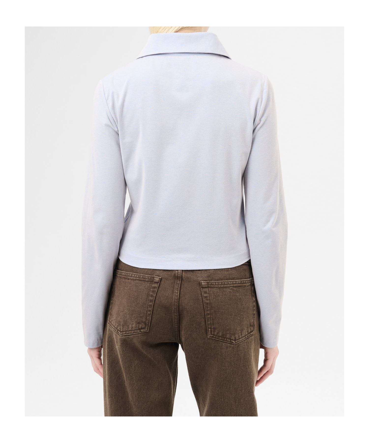 Our Legacy Slim Zip Longsleeve In White