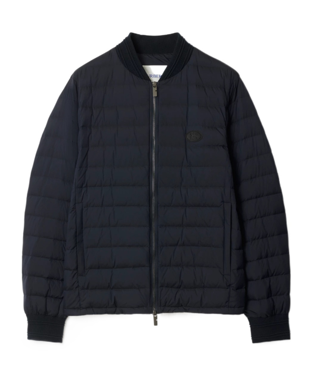 Burberry Dalham Down Jacket With Ekd Patch In Black