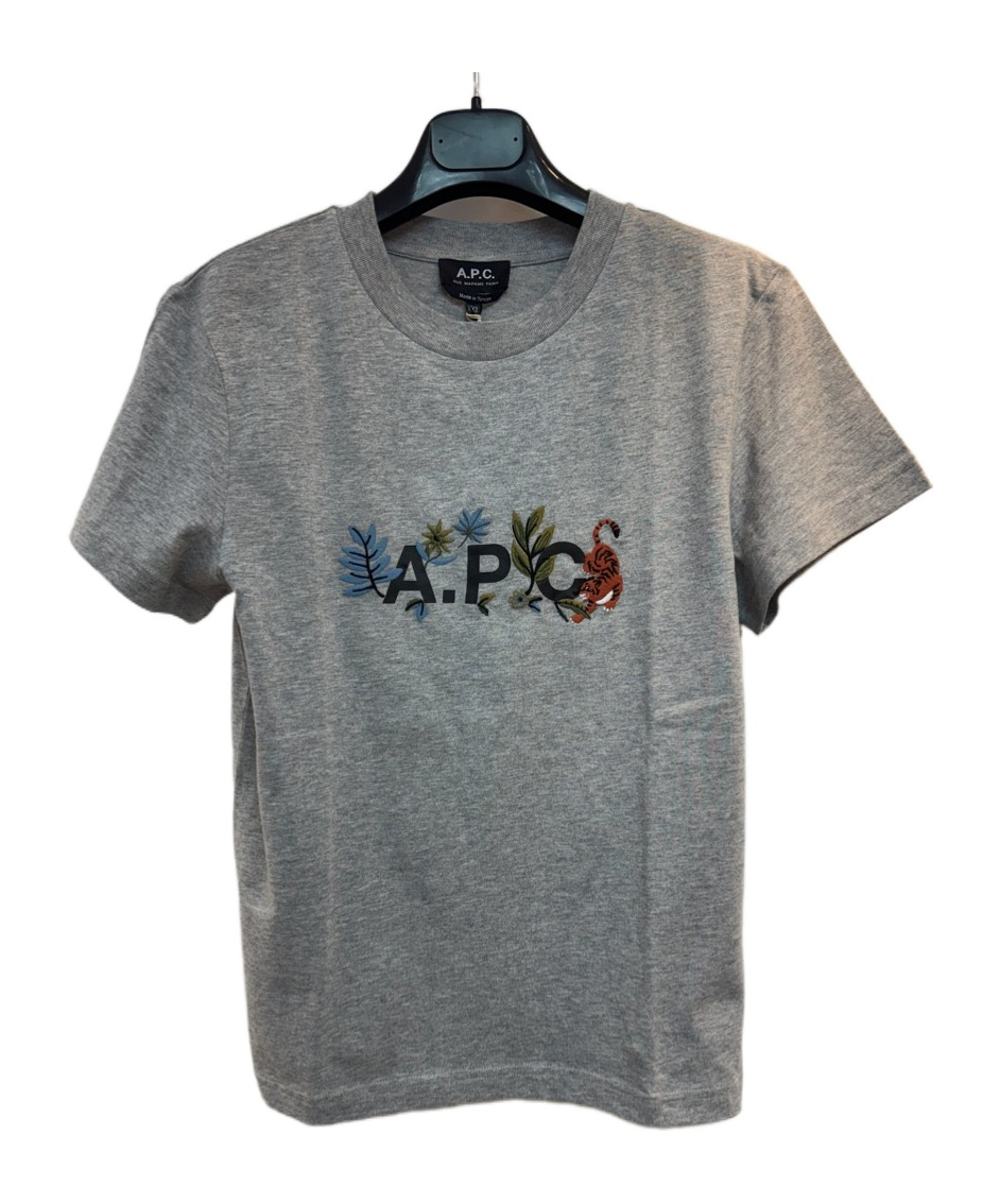 Apc Short T Shirt In Gray