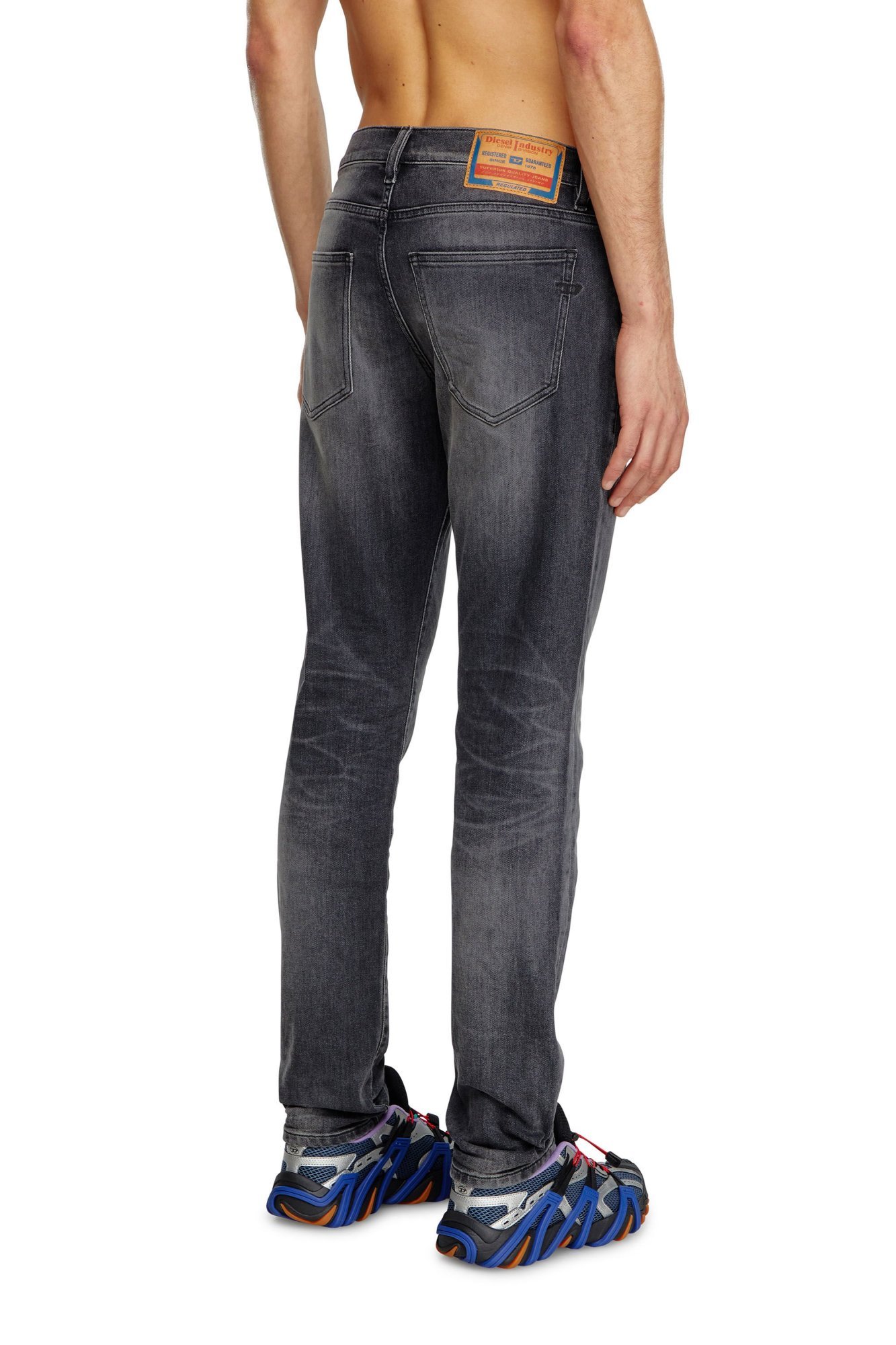 Diesel 2019 D-strukt Straight-leg Jeans In Black