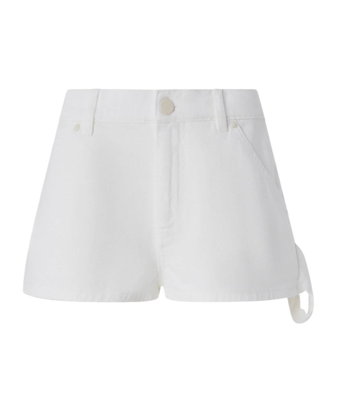Pinko Belt-loop Shorts In White