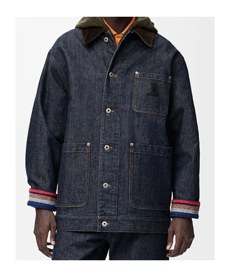 Loewe Jacket In Denim In Multi