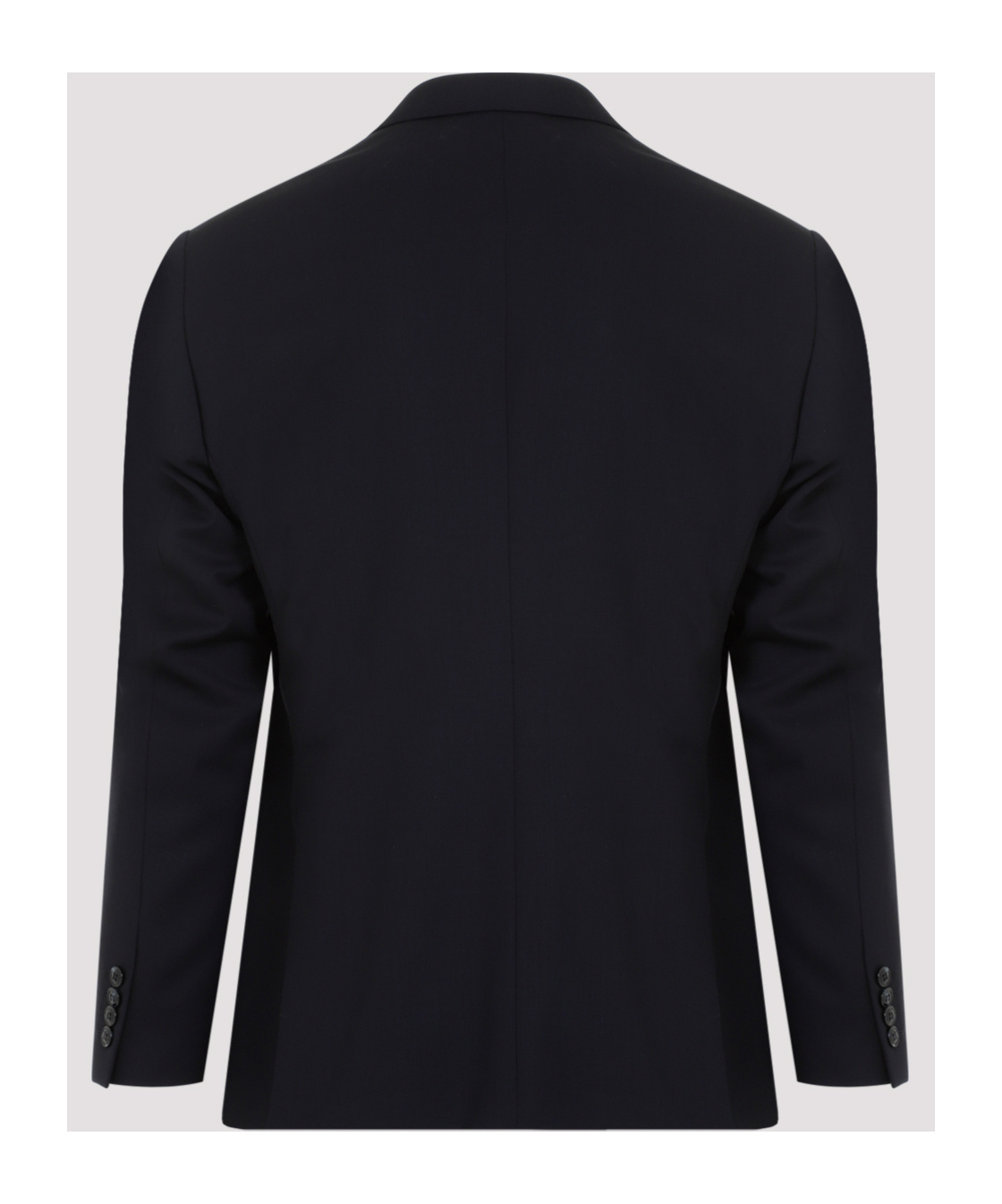 Giorgio Armani Single-breasted Wool Suit In Black