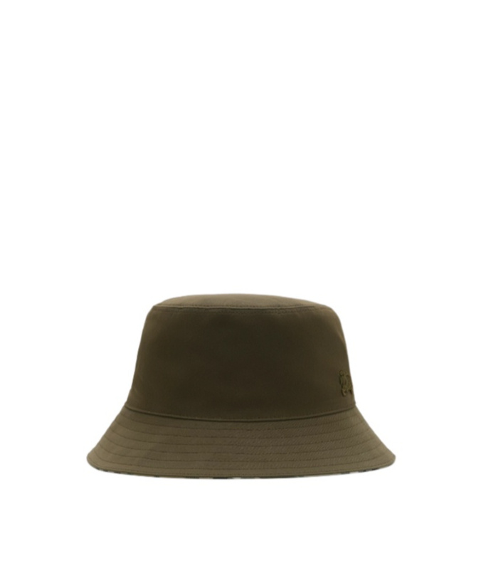 Burberry Embroidered Reversible Bucket Hat In Green