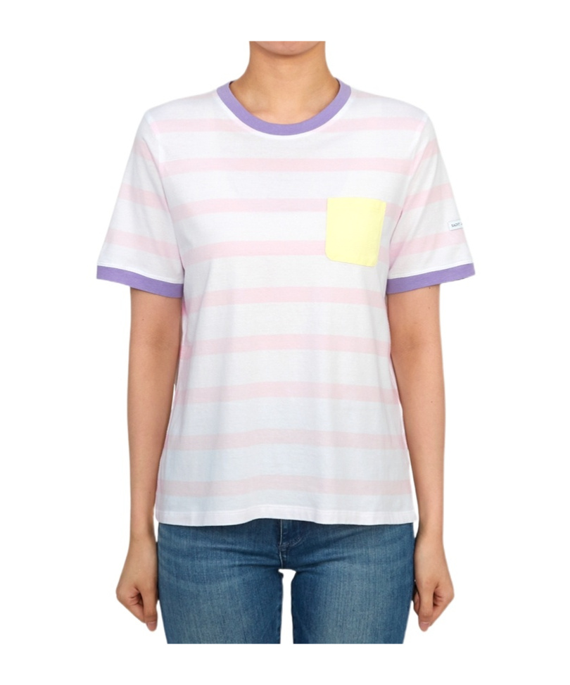 Saint James Striped Graphic T-shirt