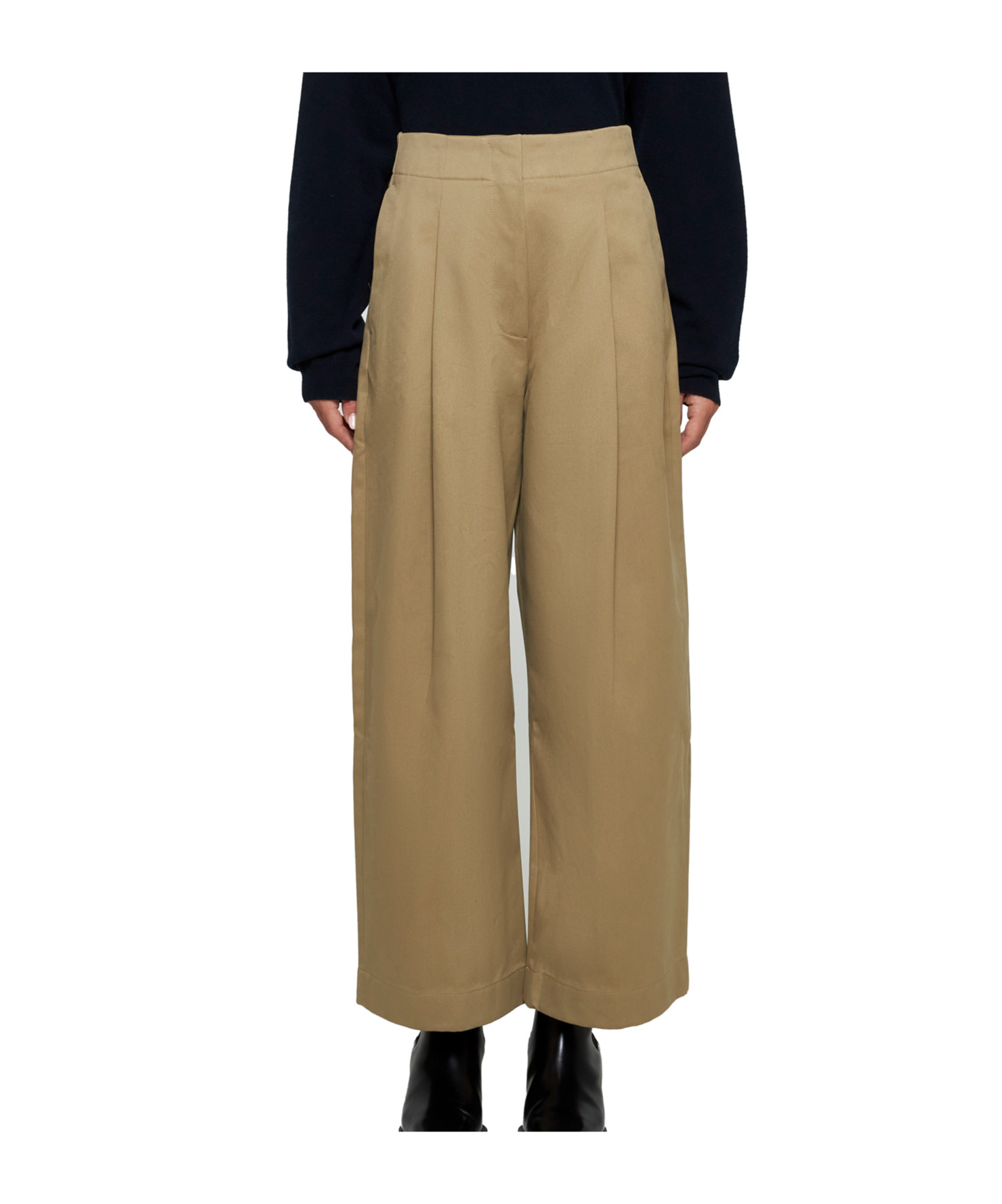 Studio Nicholson Wide-leg Casual Pants In Brown