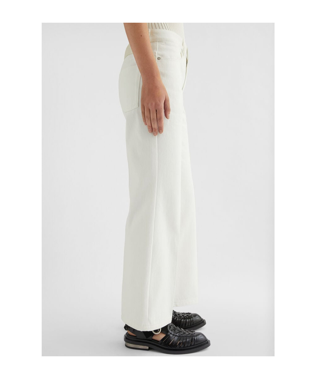 Jil Sander Pantalon Vaquero Acampanado Crudo