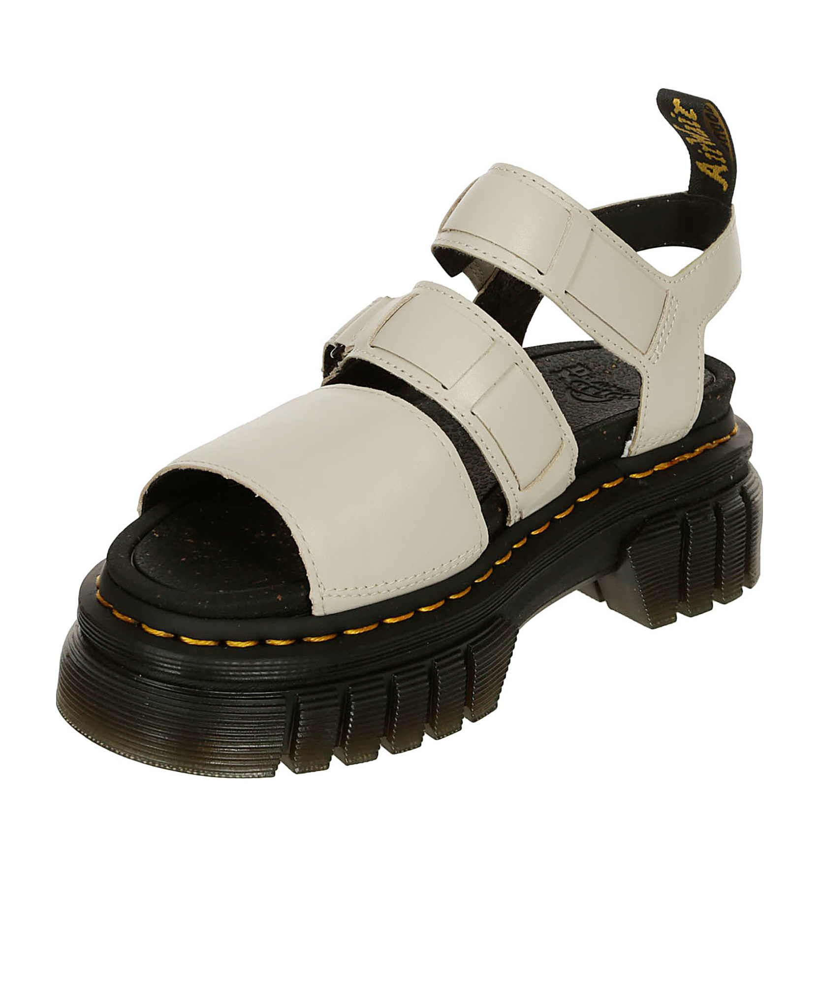 Dr. Martens' Open-toed Flat Sandals In Black