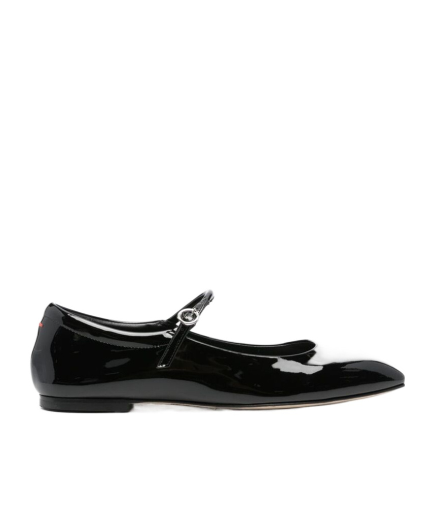 Aeyde Uma Ballet Flats In Black