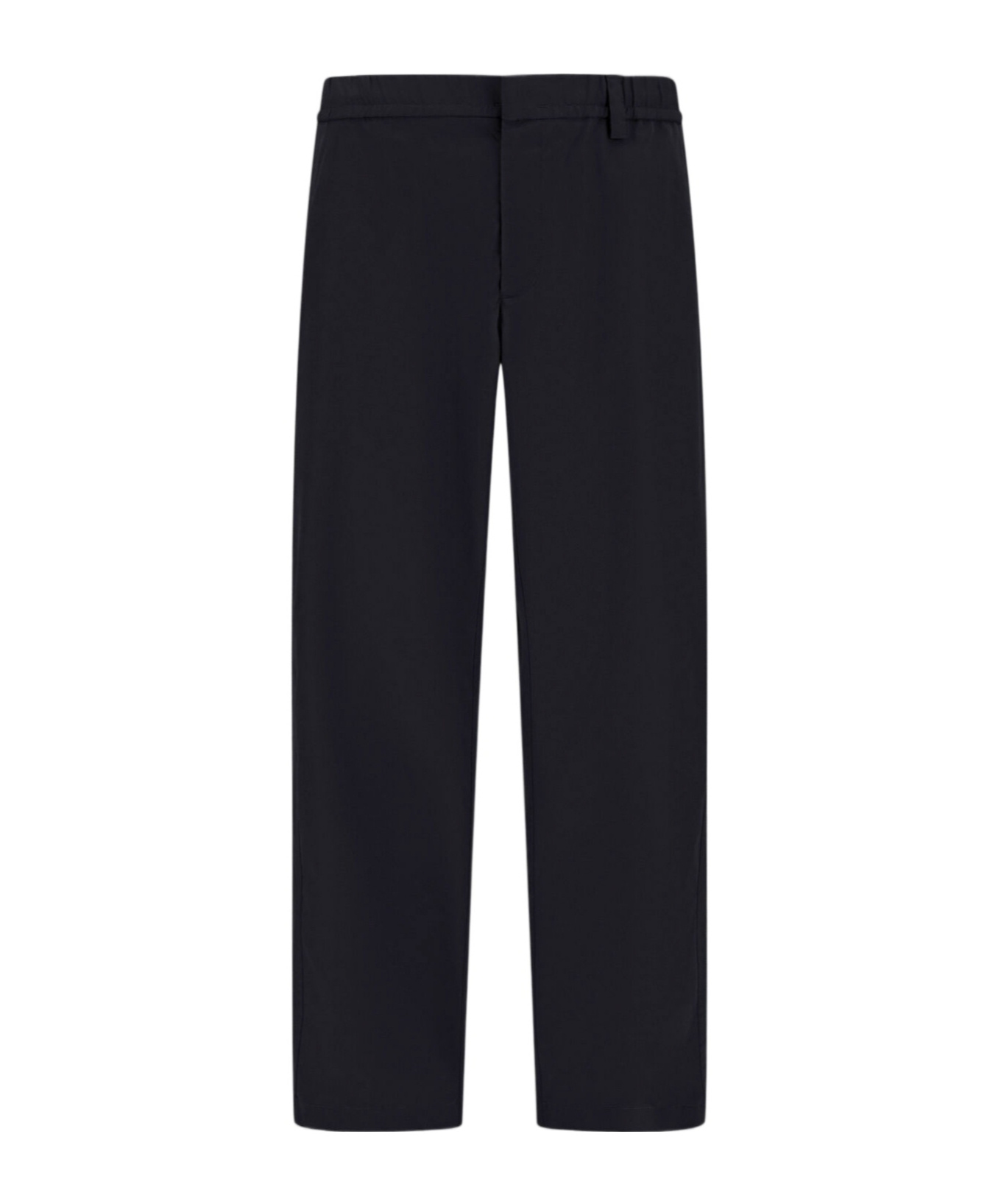 Herno Laminar Trousers In Organic-tech Feel In Black