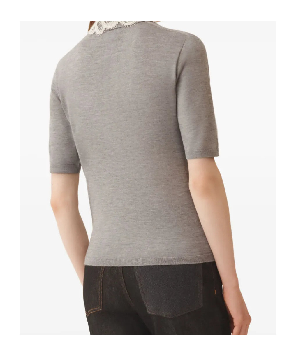Fabiana Filippi Short-sleeved T-shirt In Gray