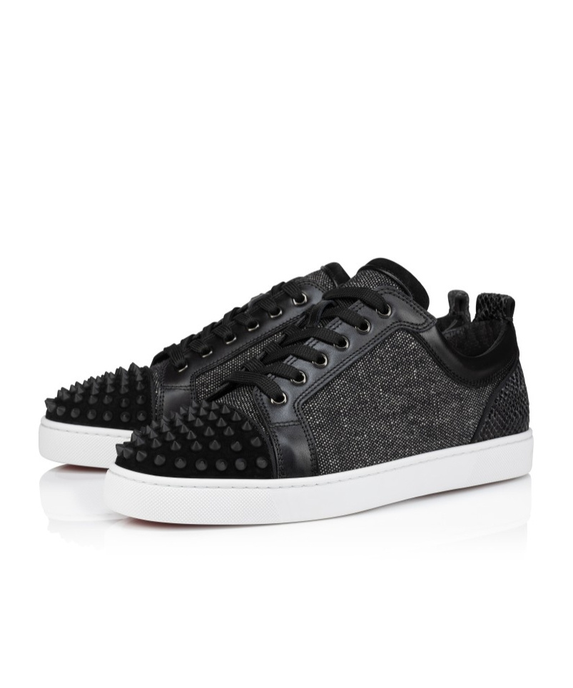 CHRISTIAN LOUBOUTIN LOUIS JUNIOR P PIK PIK STRASS SNEAKERS
