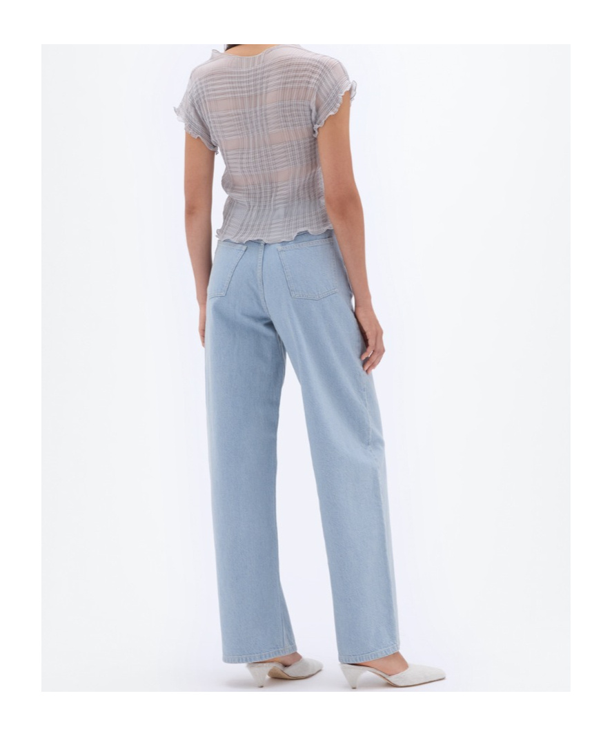 Remain Birger Christensen Cocoon Denim Pants In Blue