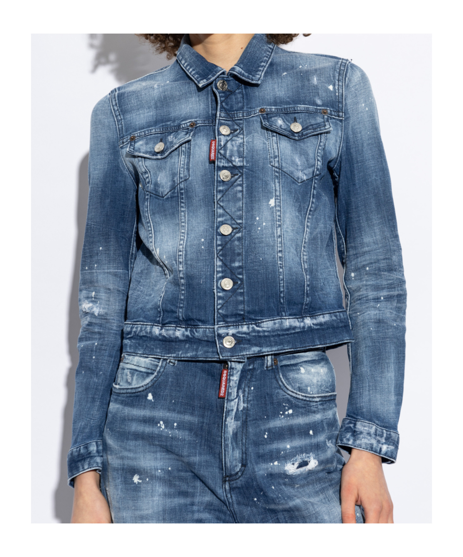 Dsquared2 Classic Denim Jacket In Blue