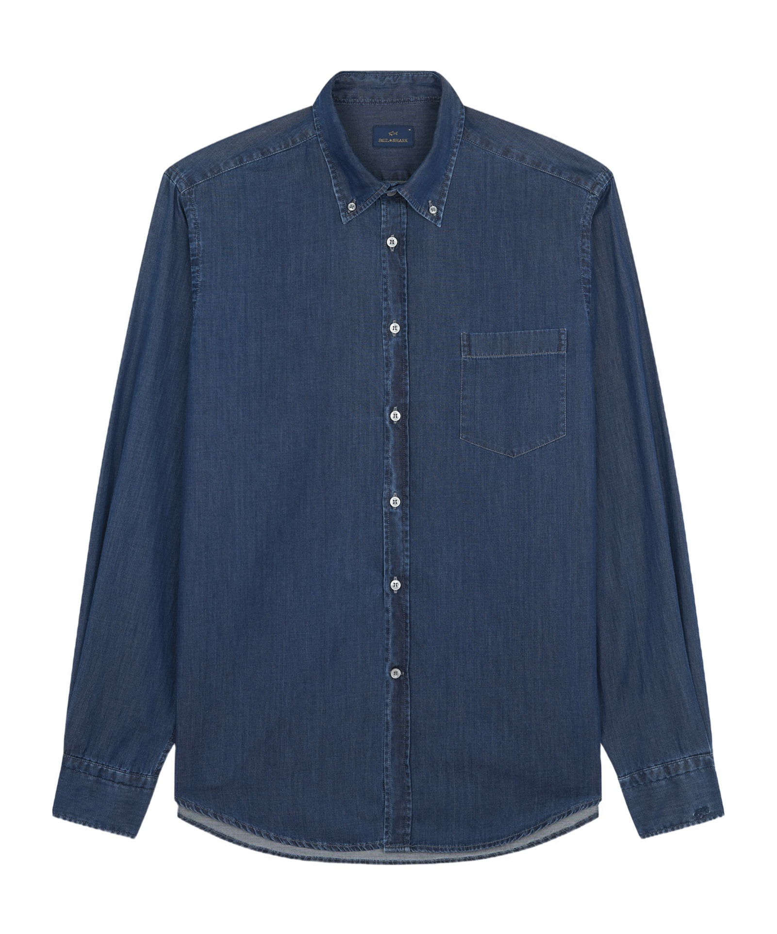 Paul & Shark Cotton Shirt In Blue