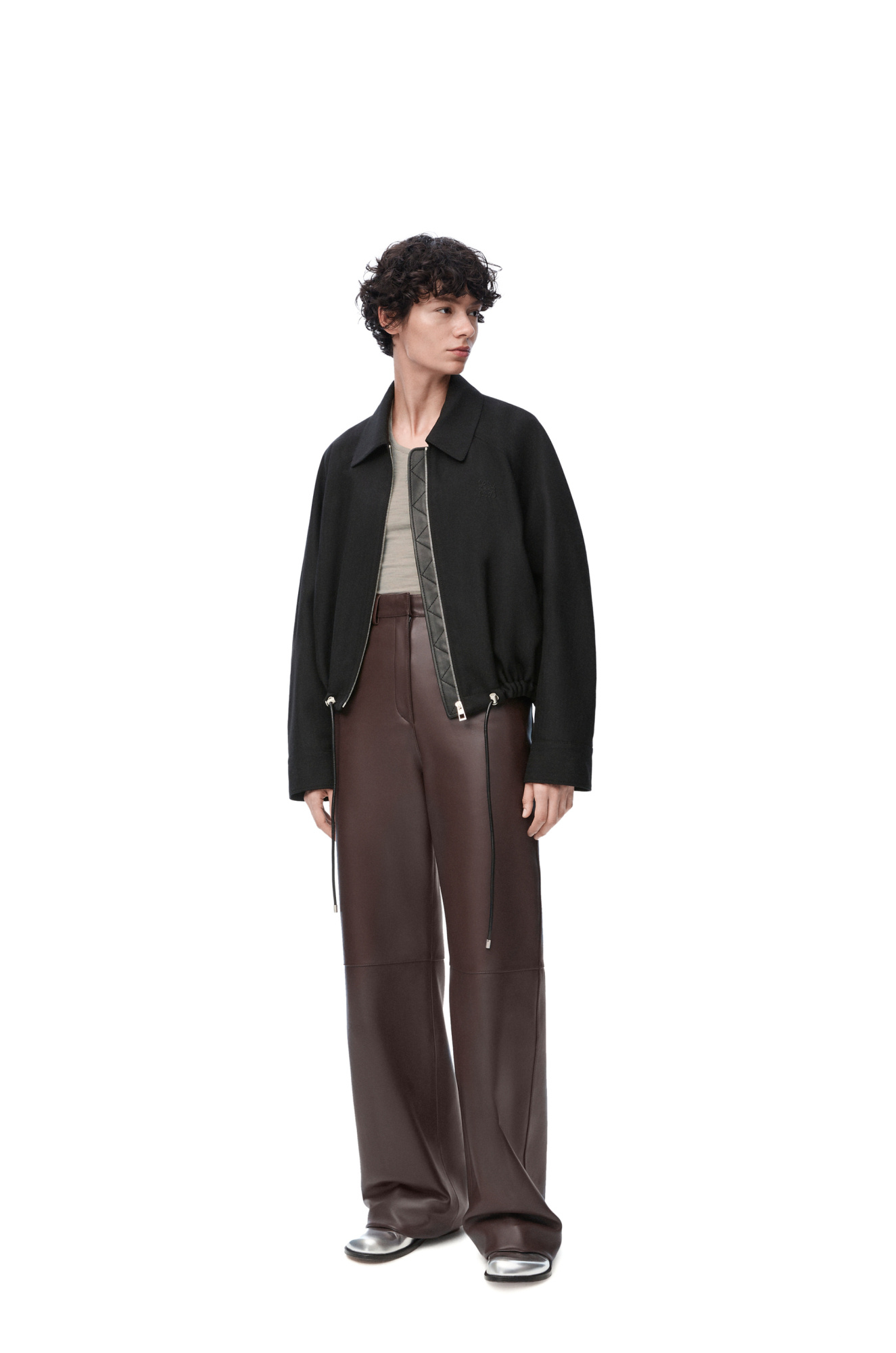 Loewe Belt-loop Casual Pants In Chocolate Brown