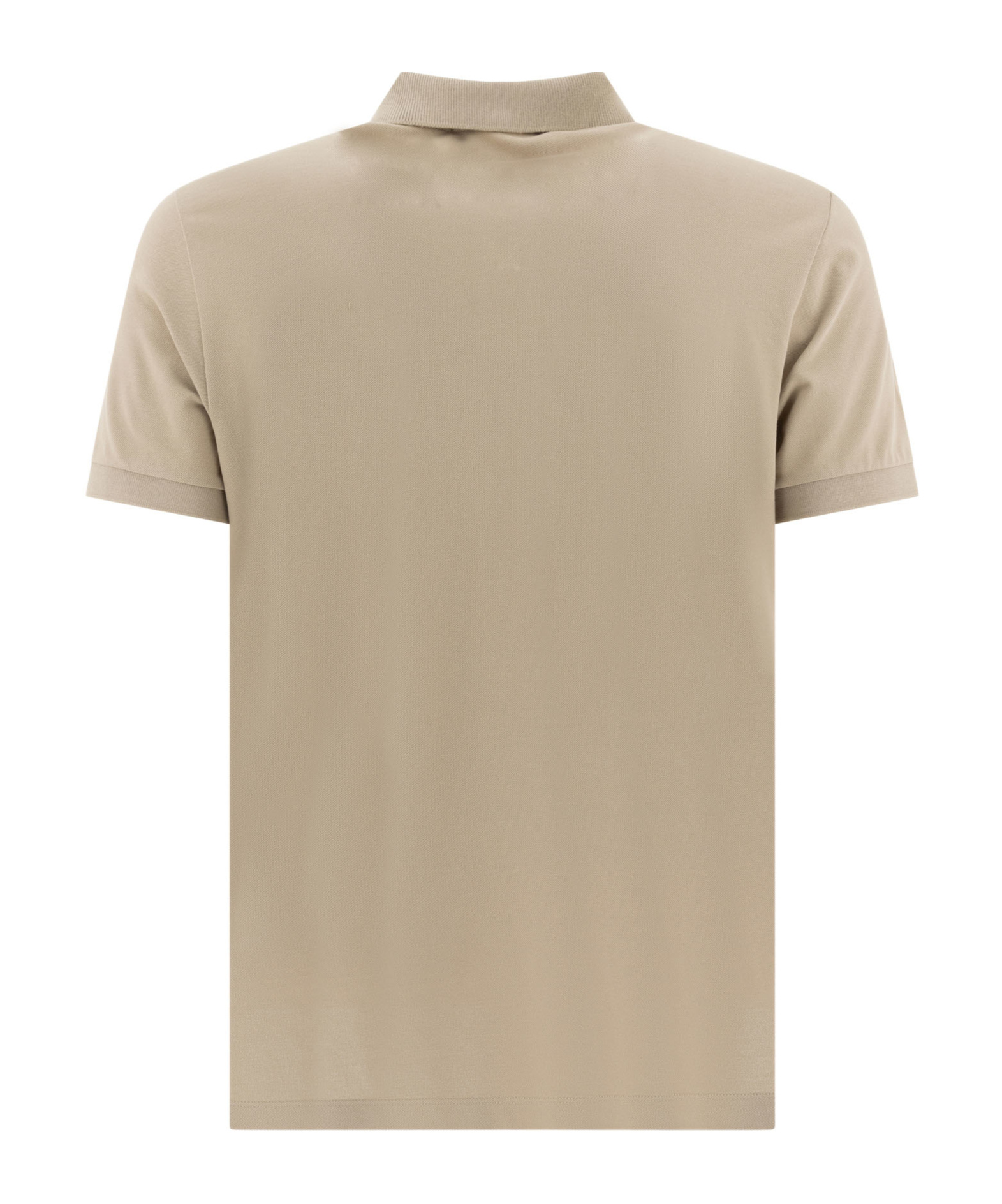 Stone Island Mens Desert Brand-patch Regular-fit Stretch-cotton Polo Shirt In Nude