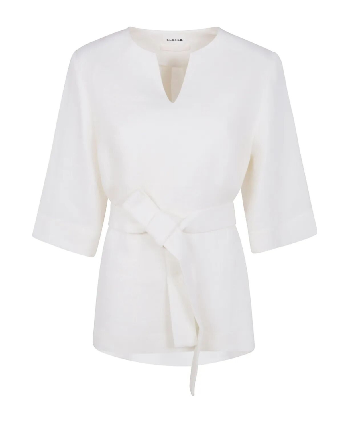 P.a.r.o.s.h Parosh Belted Blouse