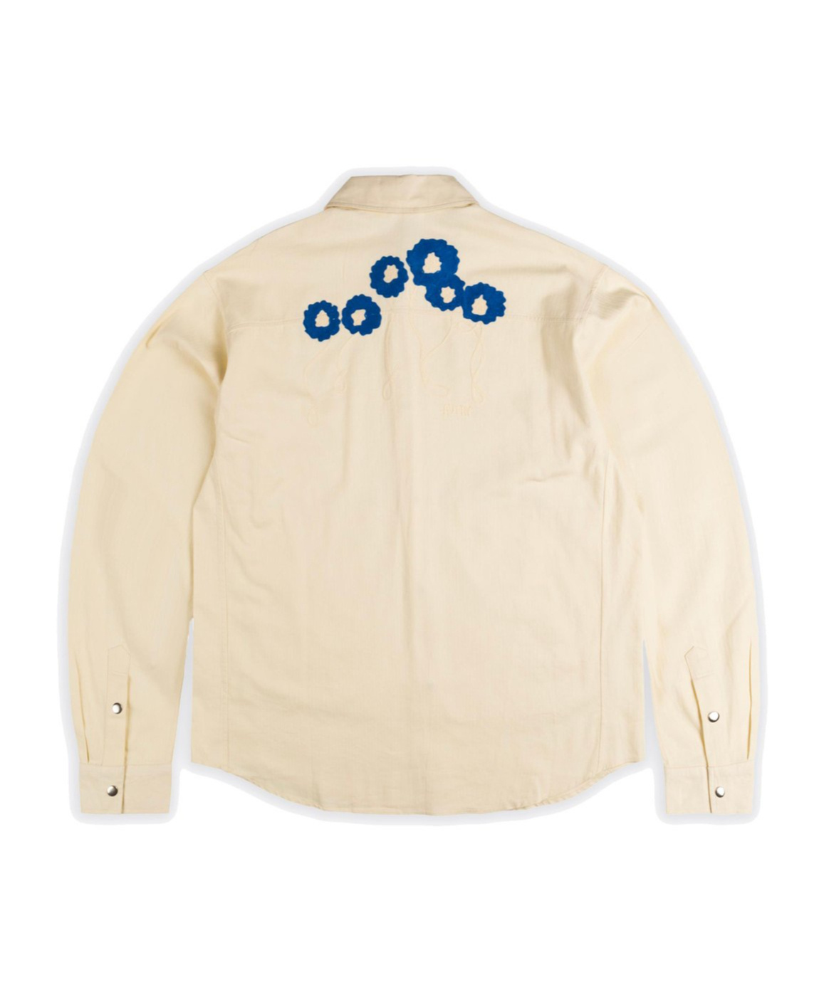 Shop Autry Embroidered Shirt In Nude