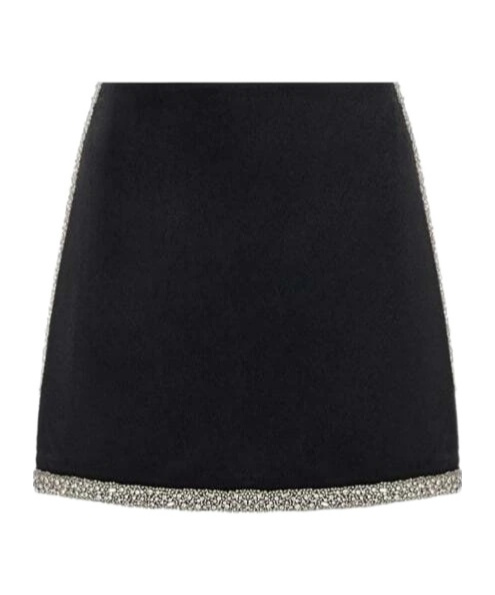 Alice And Olivia A-line Skirt In Black
