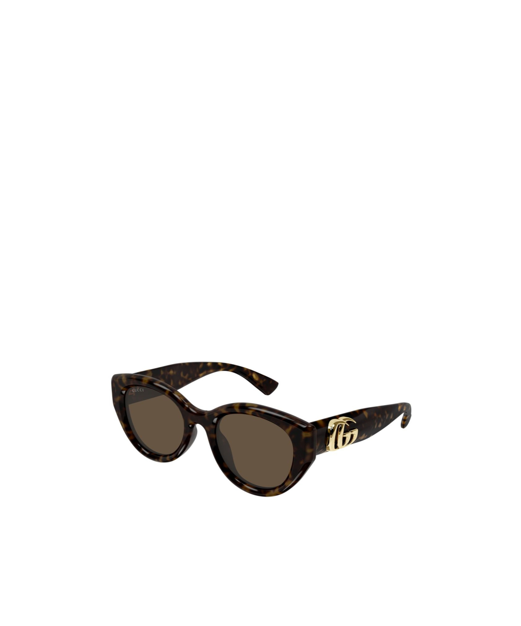 Gucci Eyewear Low Nose Bridge Fit Sunglasses In Brown