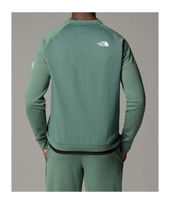The North Face Mens Mountain Athletics Fleece Sweatshirt In Green