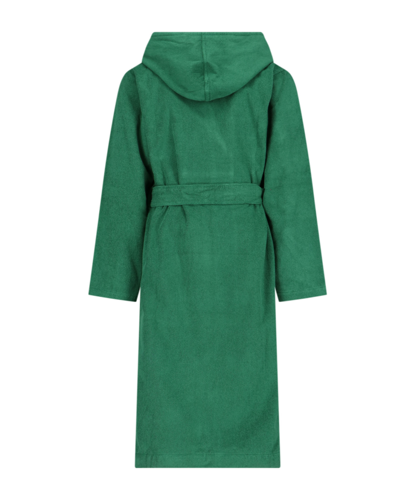 Tekla Hooded Bathrobe In Green
