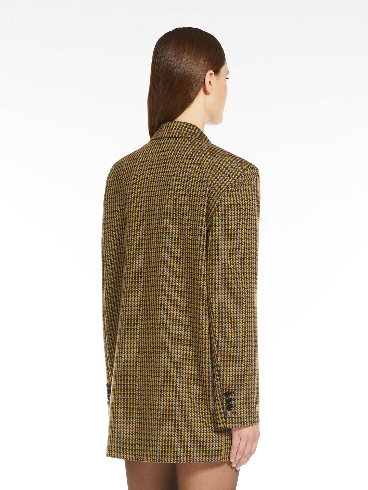 Max Mara Wool Suit Coat In Brown