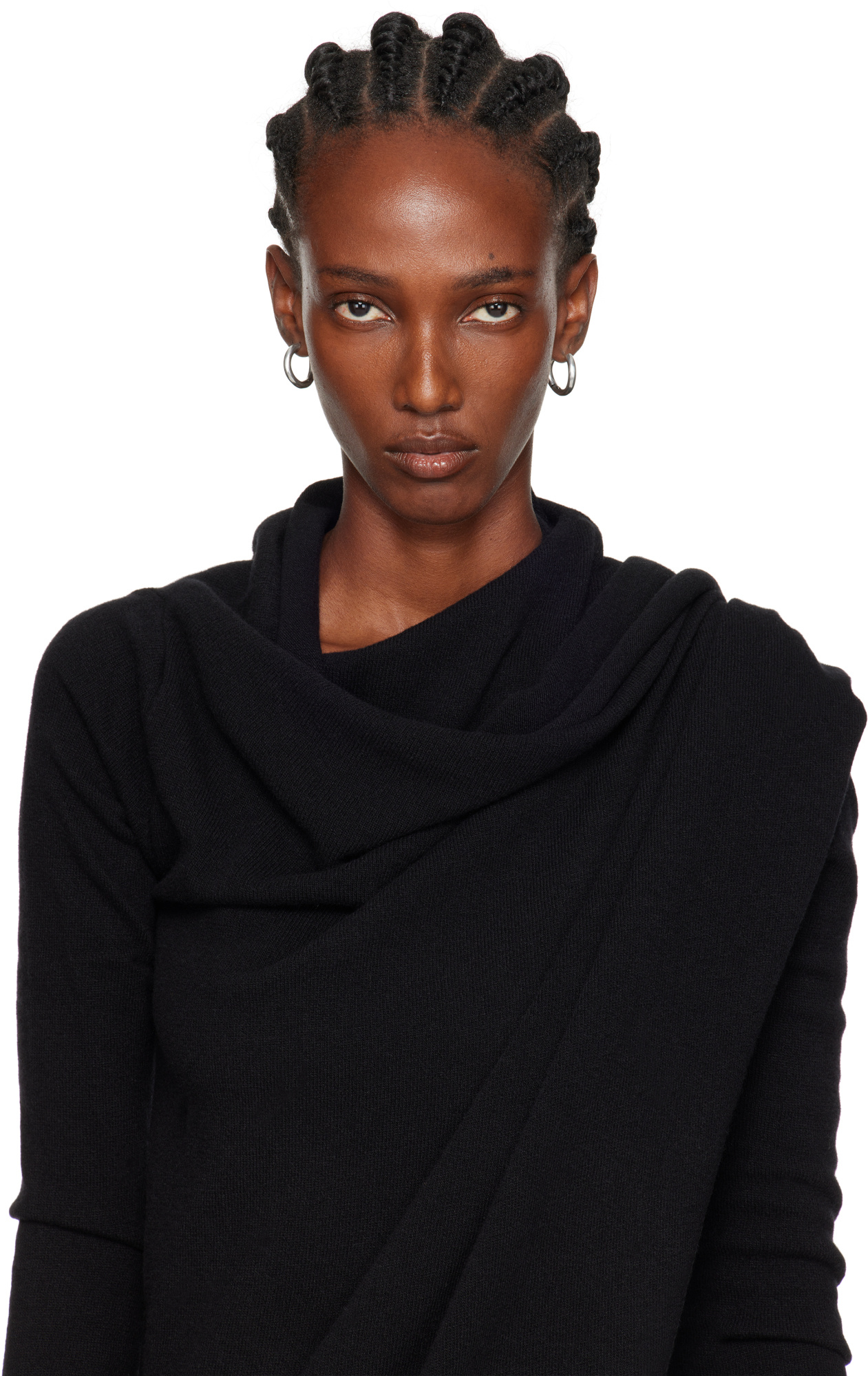 Ann Demeulemeester Alina Loop Earrings In Multi