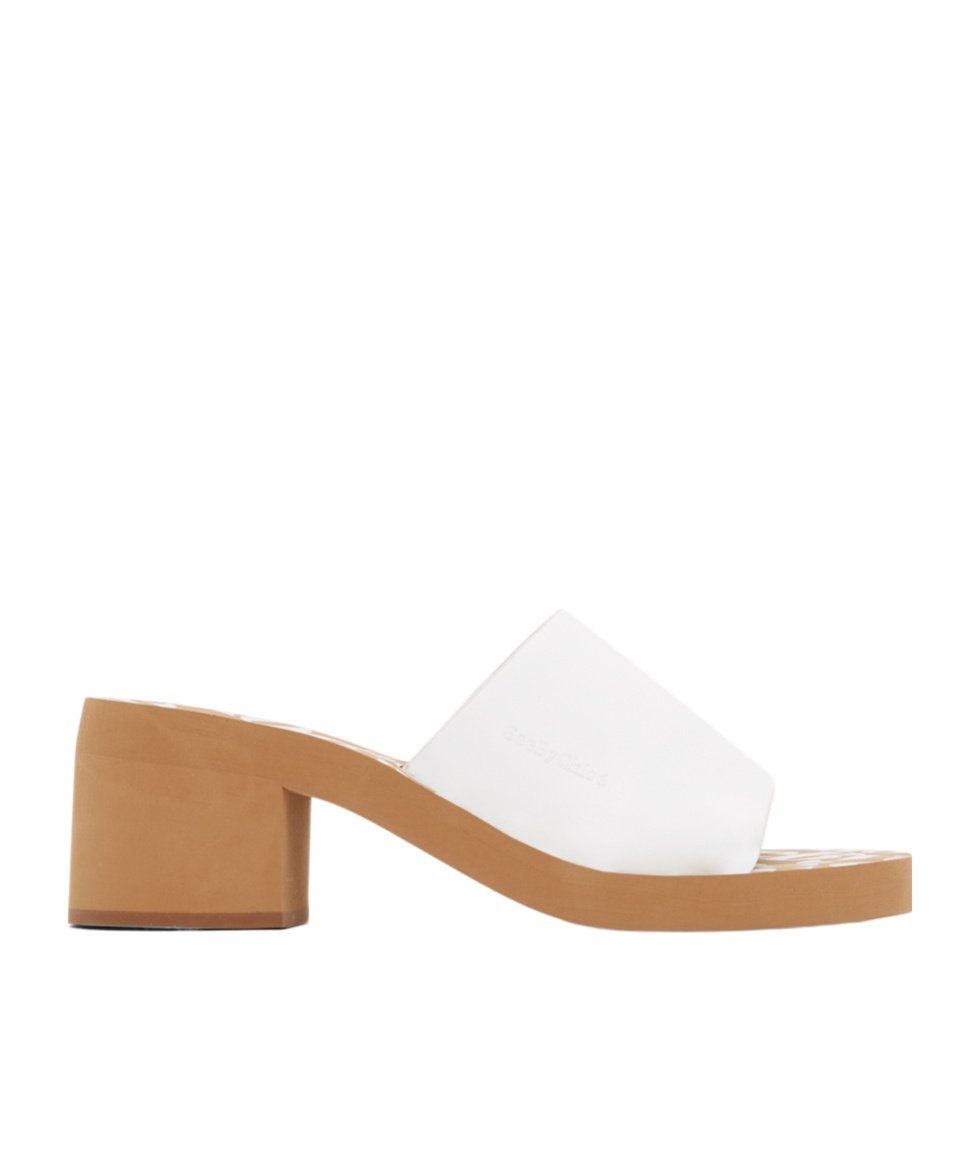 See By Chloé Essie Logo High-heeled Sandals In White