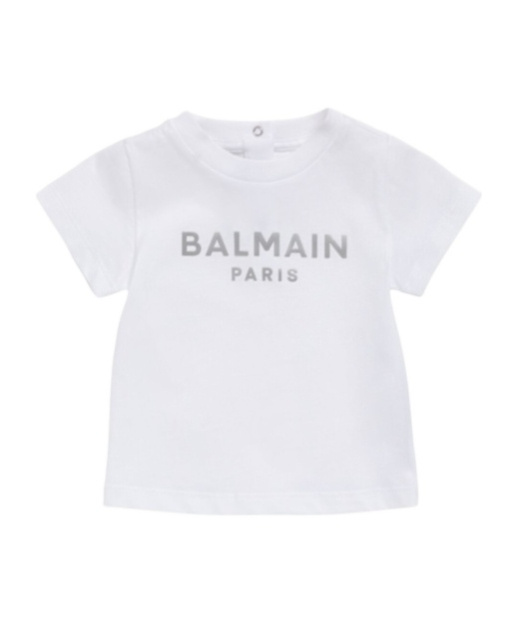 Balmain Printed Plain Jersey T-shirt