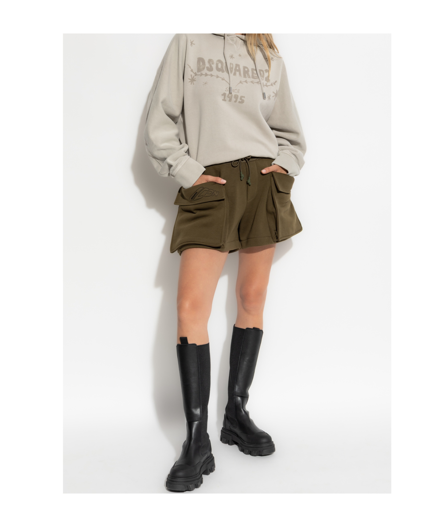 Dsquared2 Long Sleeve Sweatshirt In Multi