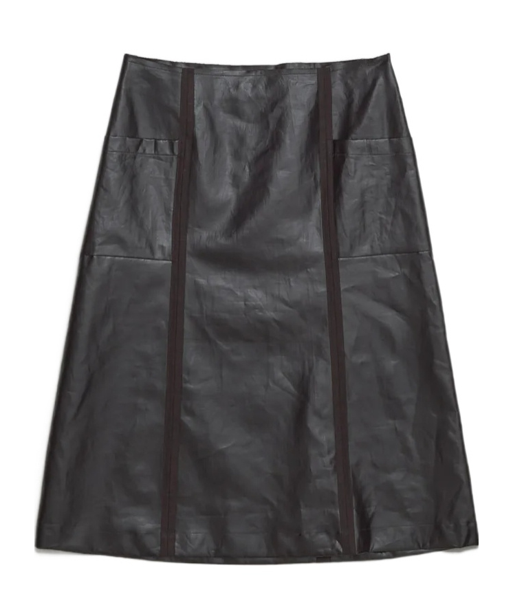 Paloma Wool Zipper A-line Skirt In Black