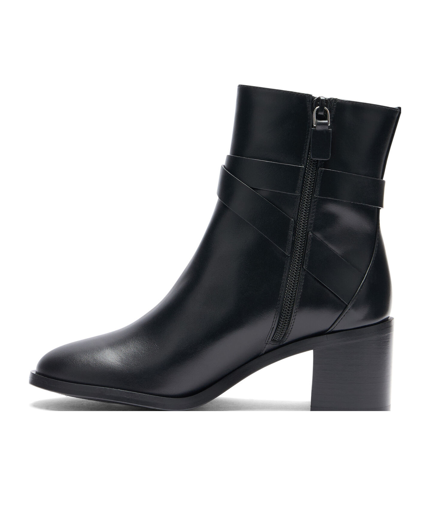 Stuart Weitzman Esme Laced Zipper Ankle Boots In Black
