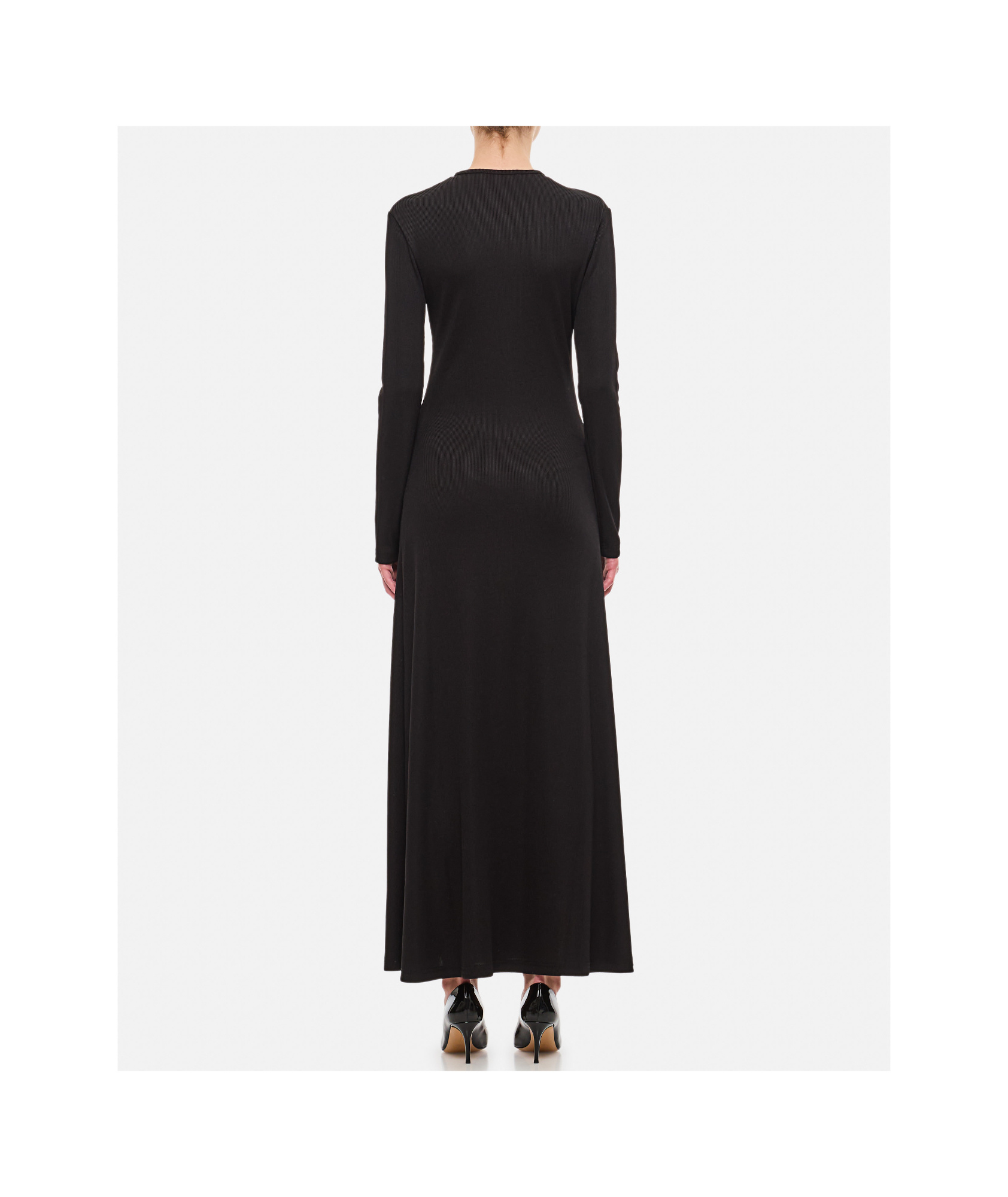 Christopher Esber Open Twist Cutout Maxi Dress In Black