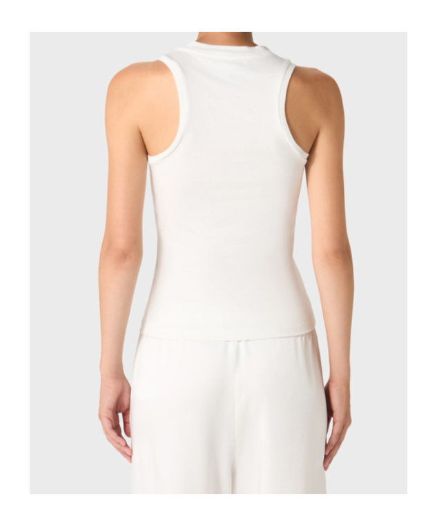 Blumarine Round-neck Vest In White