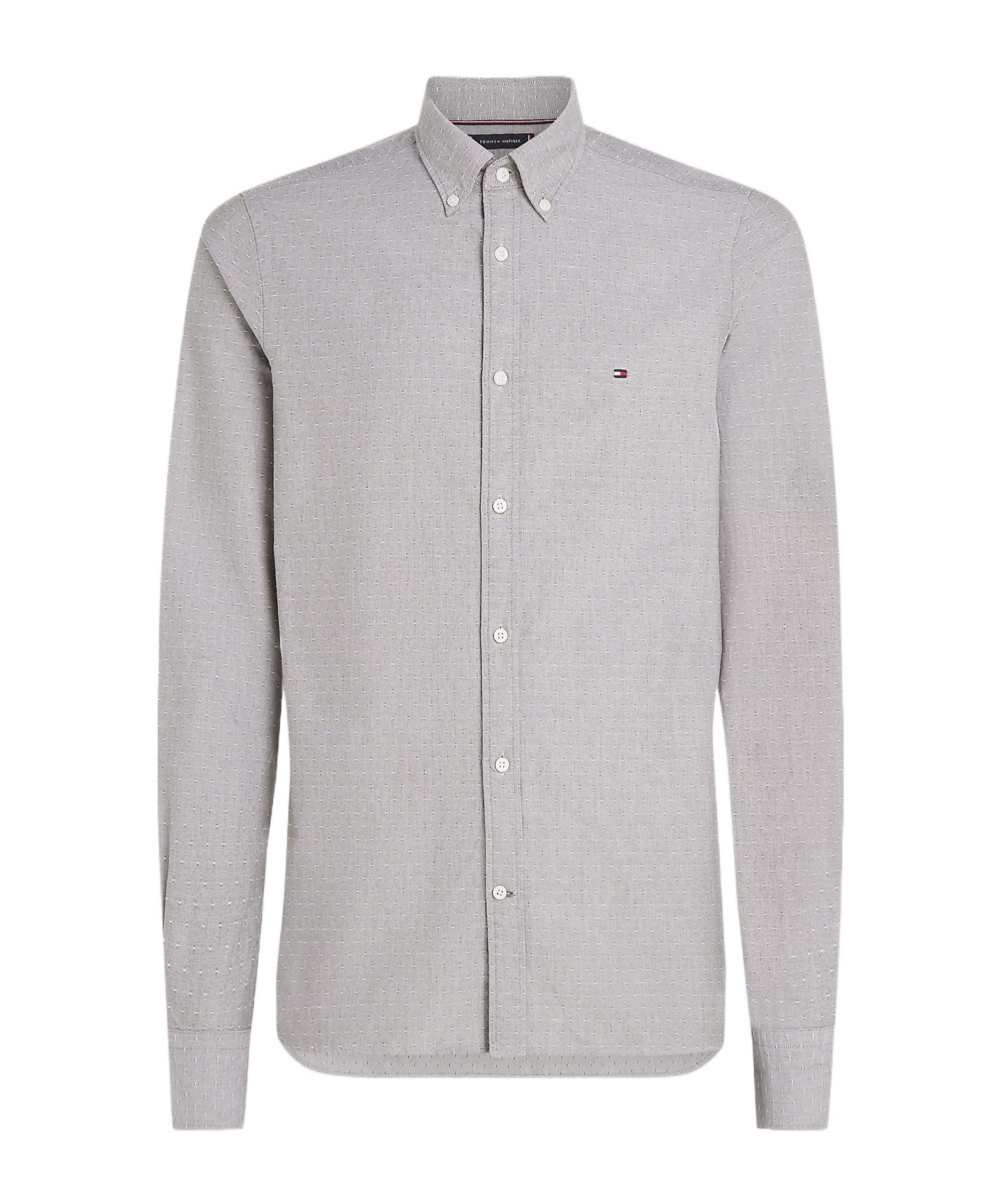 Tommy Hilfiger Long-sleeved Shirt In Gray