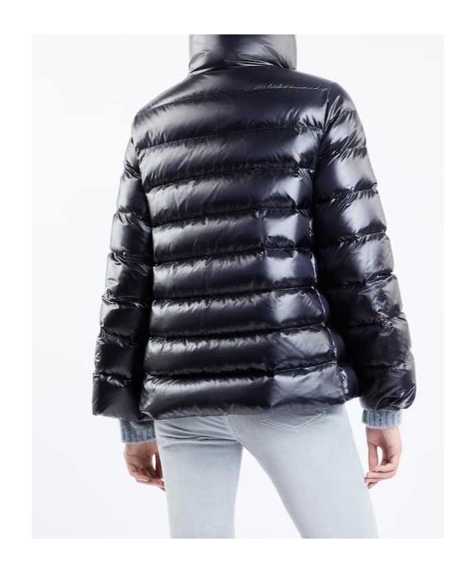 Fay Quilted Puffer Jacket In Black