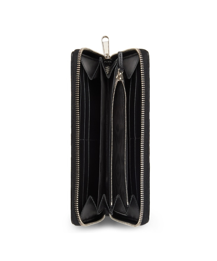 Gucci Magg Xi Zipper Wallet In Black