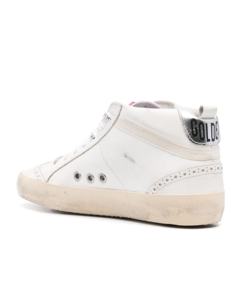 Golden Goose Women's Midstar Leather Upper And Tongue G Sneaker In White