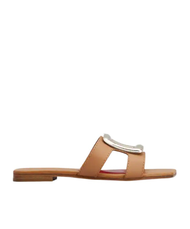 Roger Vivier Woman Sandals Tan Size 6 Leather In Brown