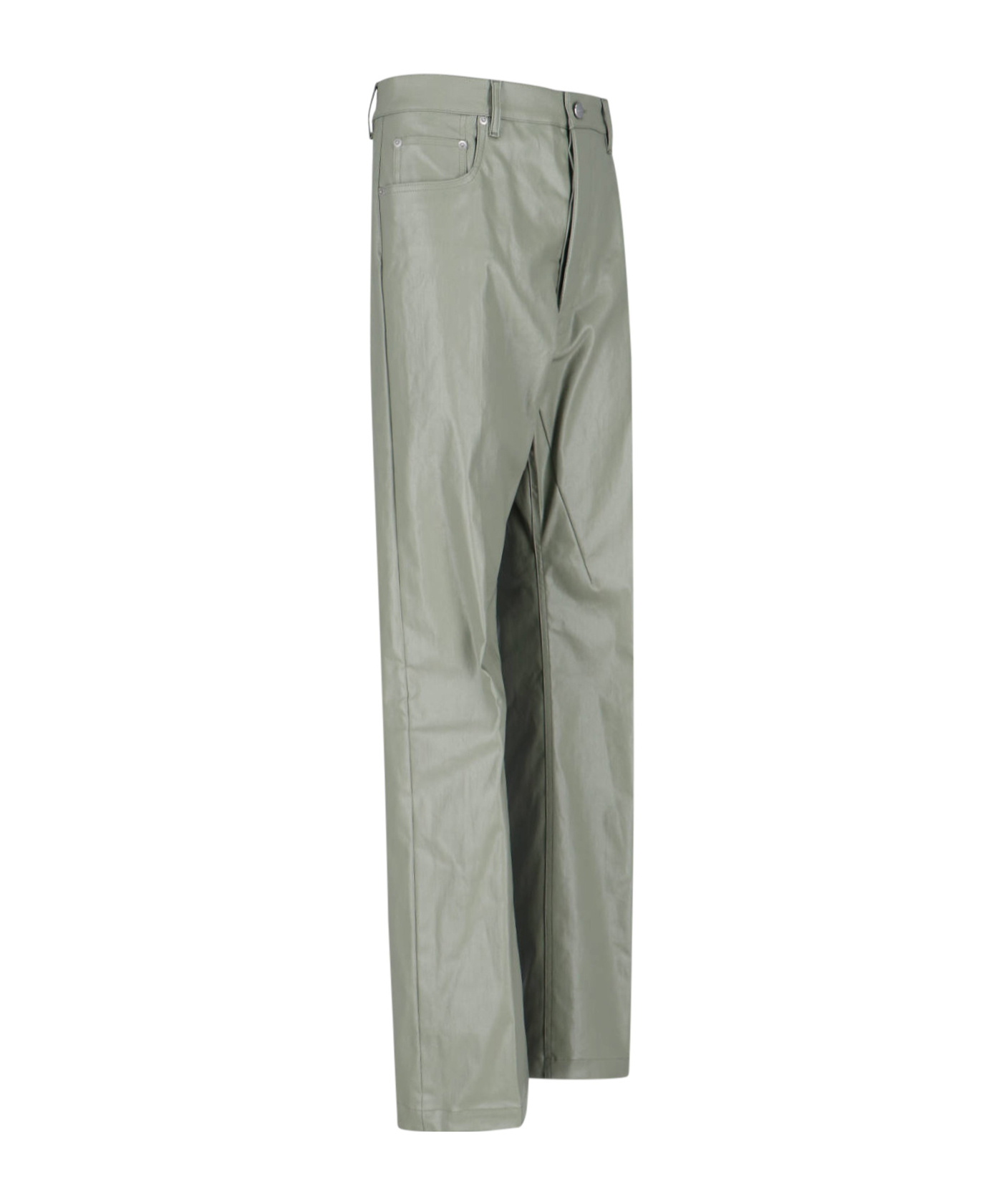 Rick Owens Belt-loop Casual Pants In Gray