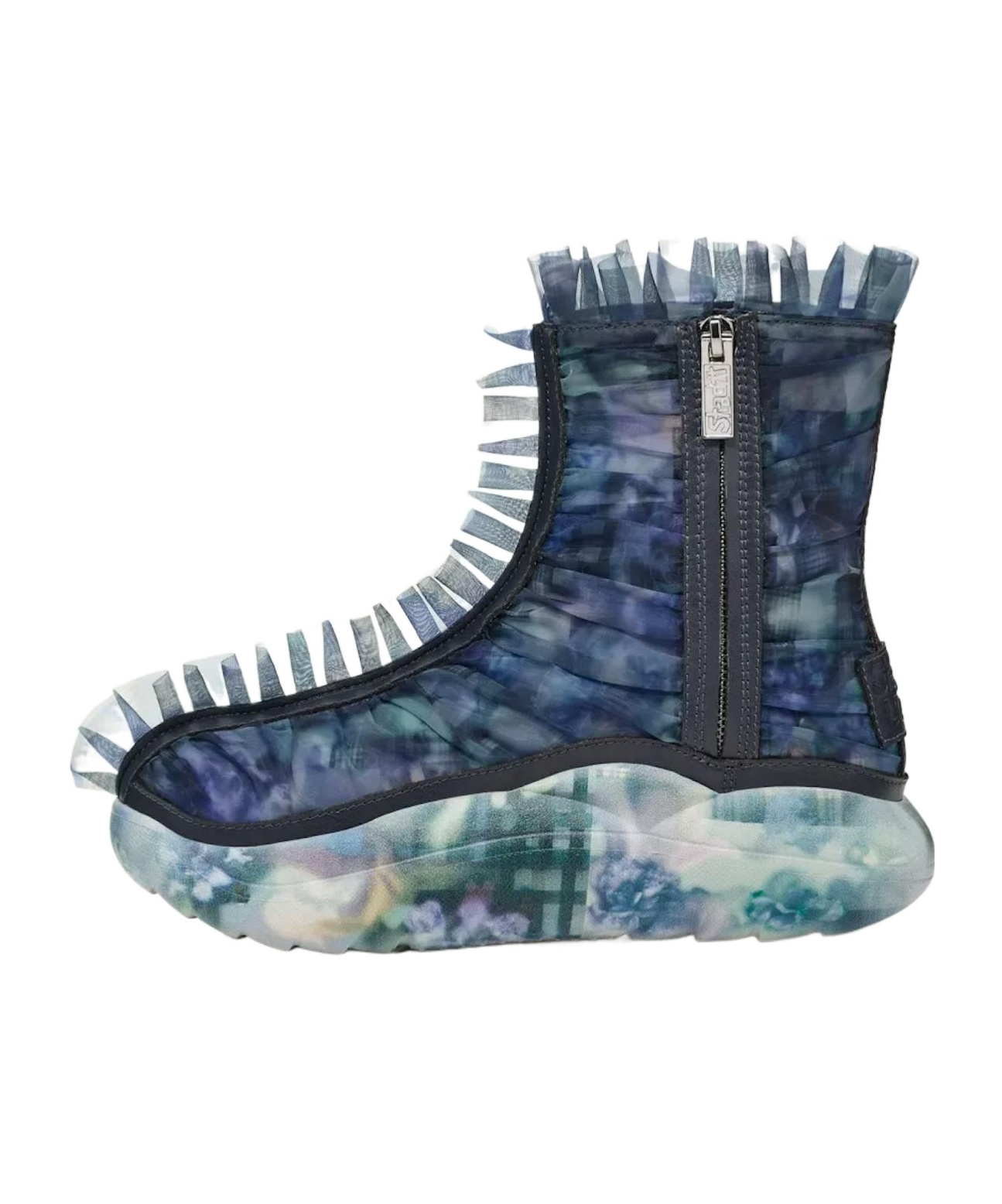 UGG RUFFLE PRINT BOOTS 
