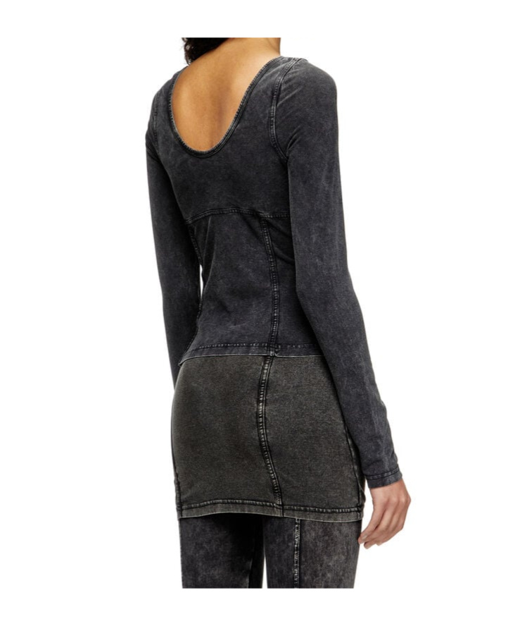 Diesel T-elin T-shirt In Black
