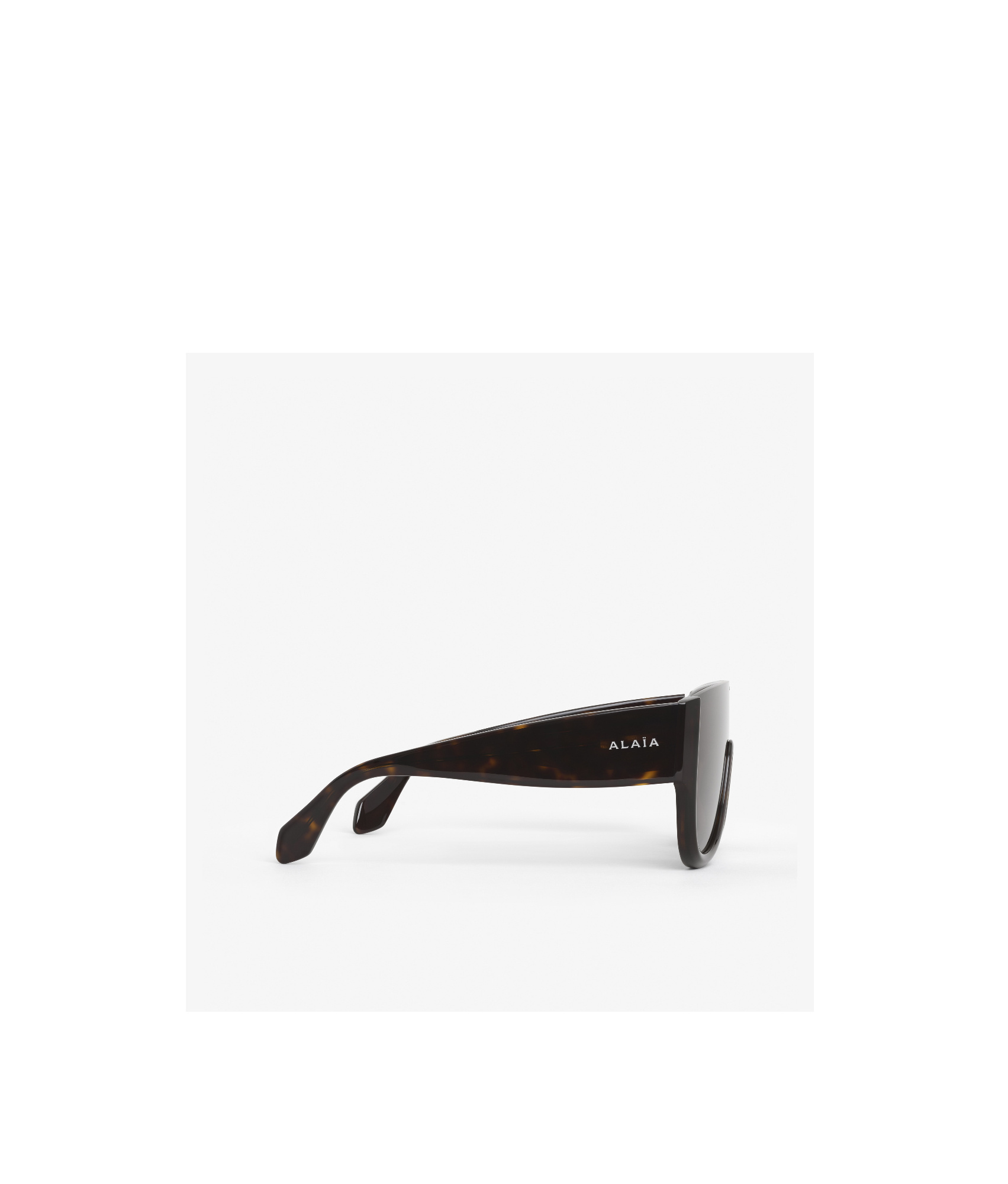Alaïa Mask Sunglasses In Brown