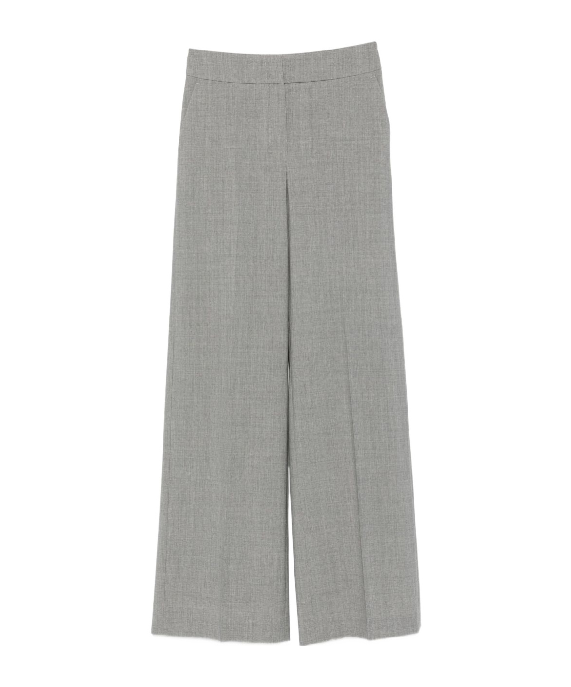 Peserico Wool Trousers In Gray
