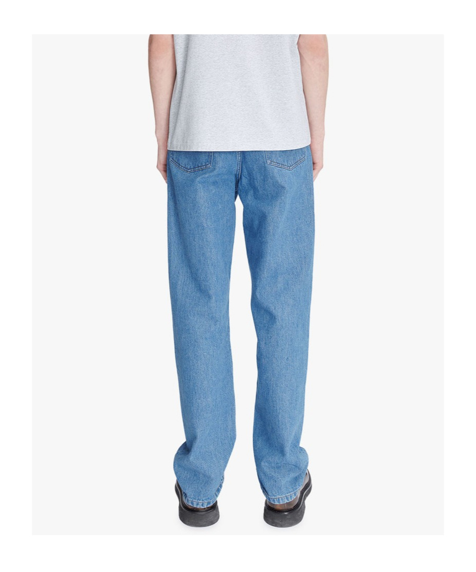 Apc Belt-loop Jeans In Blue